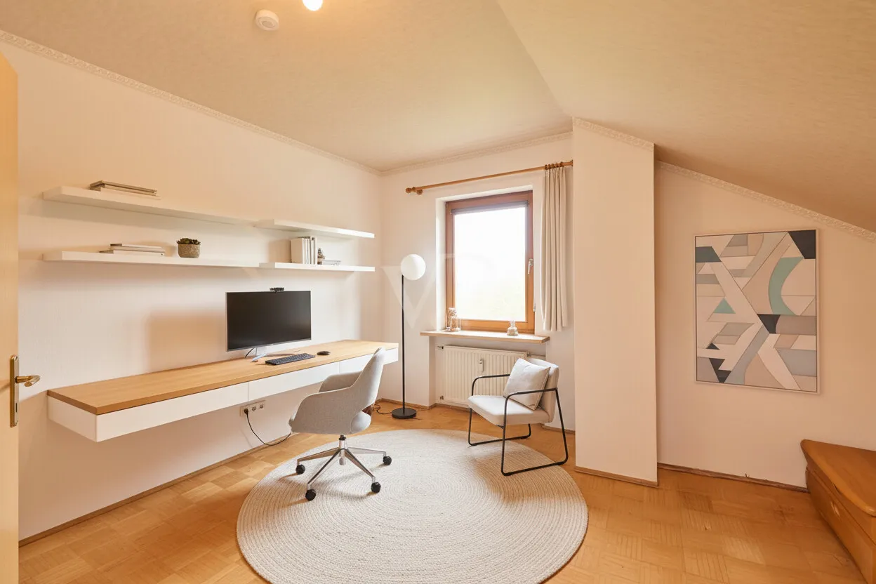 Arbeitszimmer Ki generiert