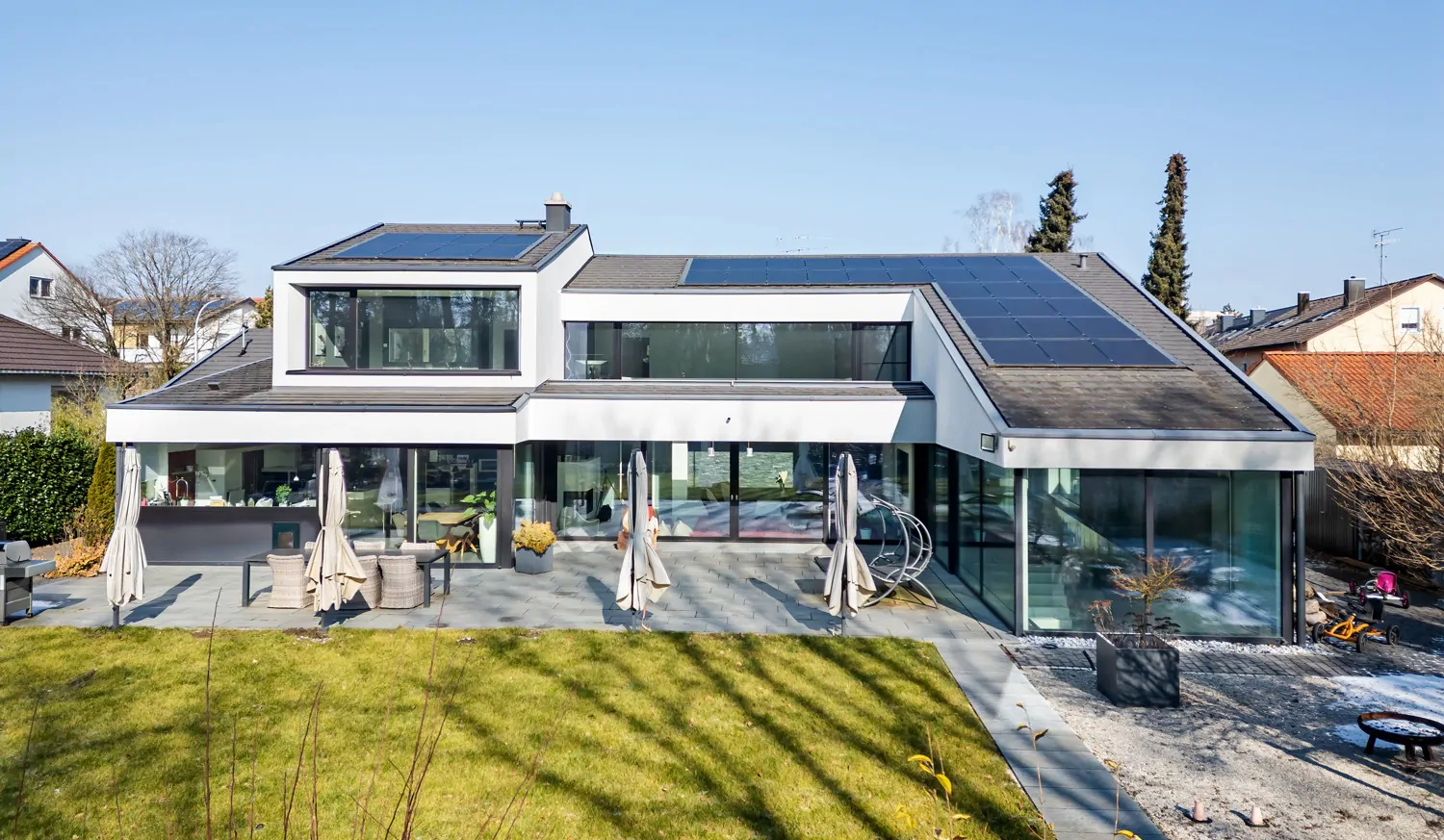 Gartenansicht vom Haus