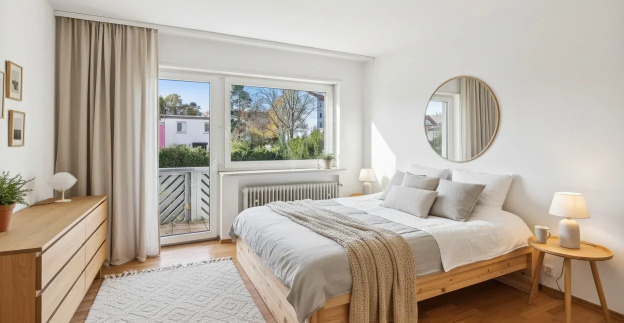 Schlafzimmer KI-Visualisierung