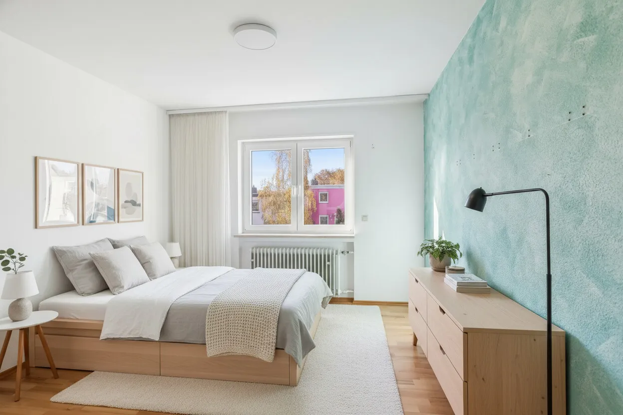 Schlafzimmer KI-Visualisierung