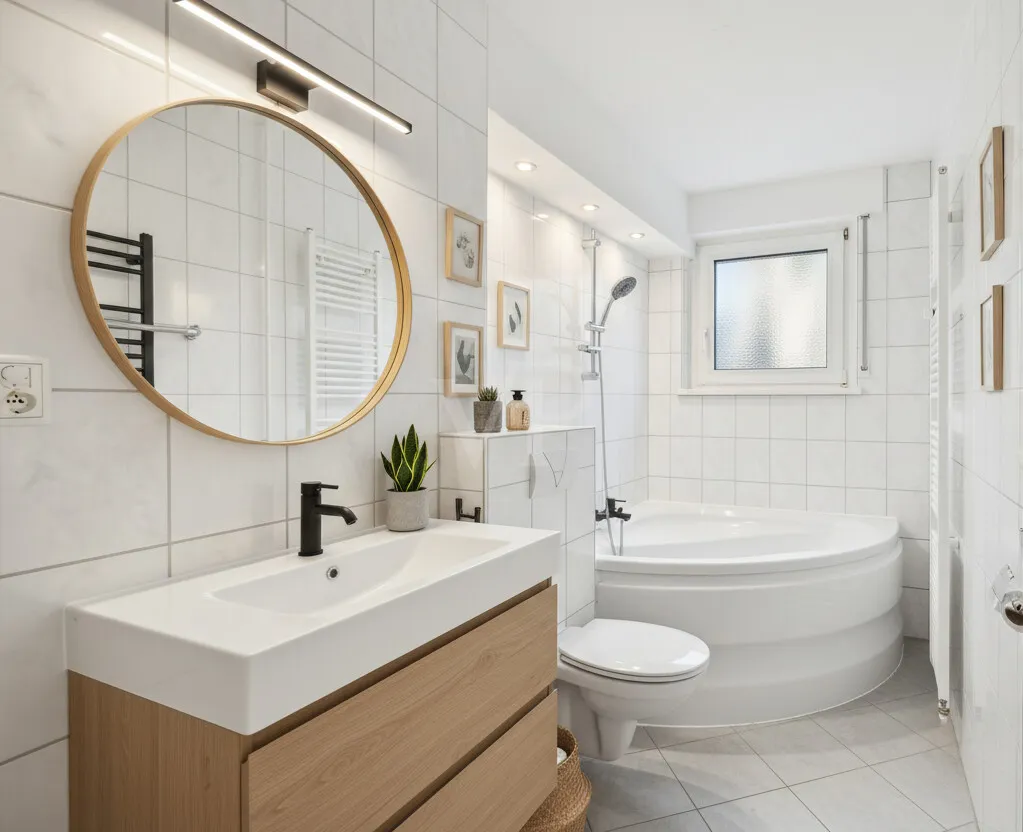 Badezimmer KI-Visualisierung