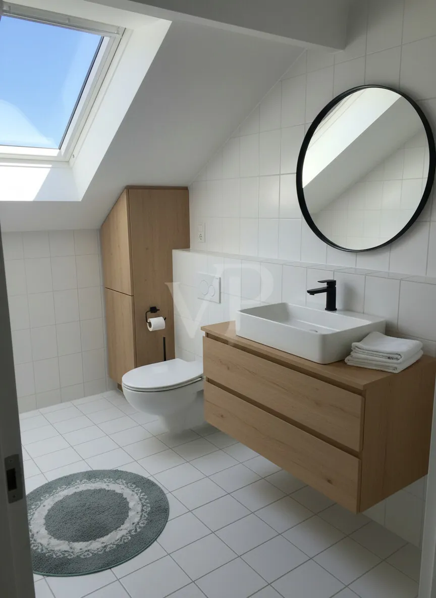 Badezimmer DG KI-Visualisierung