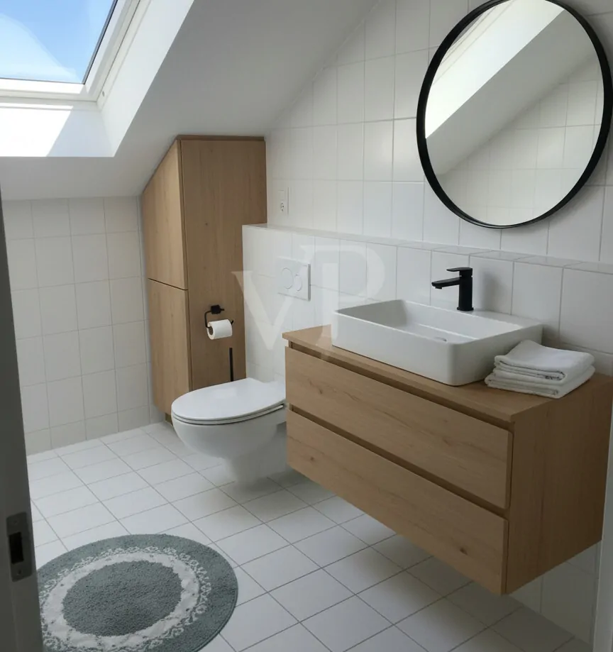 Badezimmer DG KI-Visualisierung