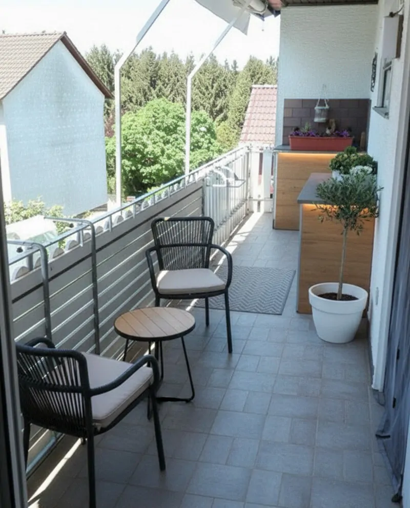 Balkon KI-Visualisierung