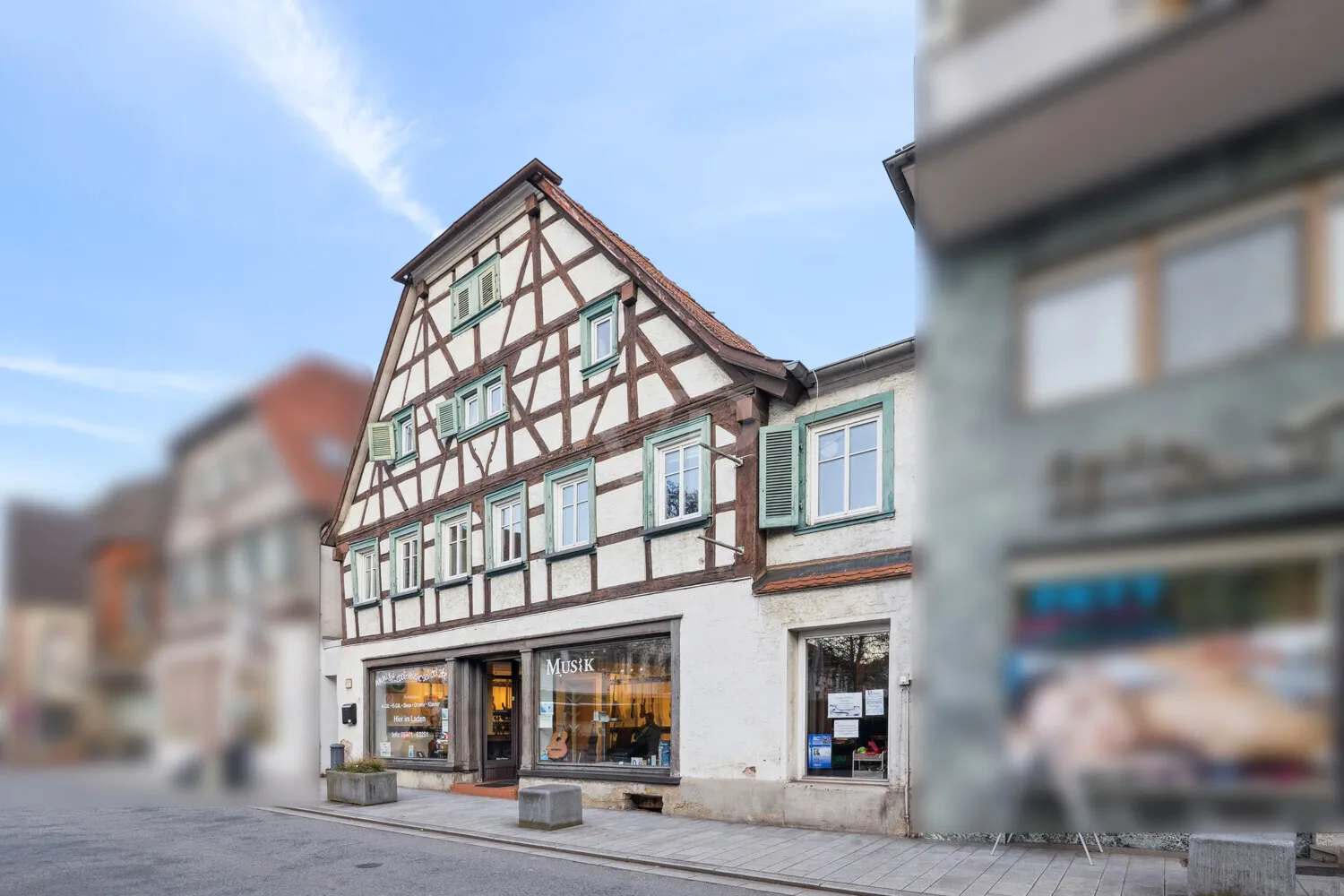 Seitliche Straßenanischt