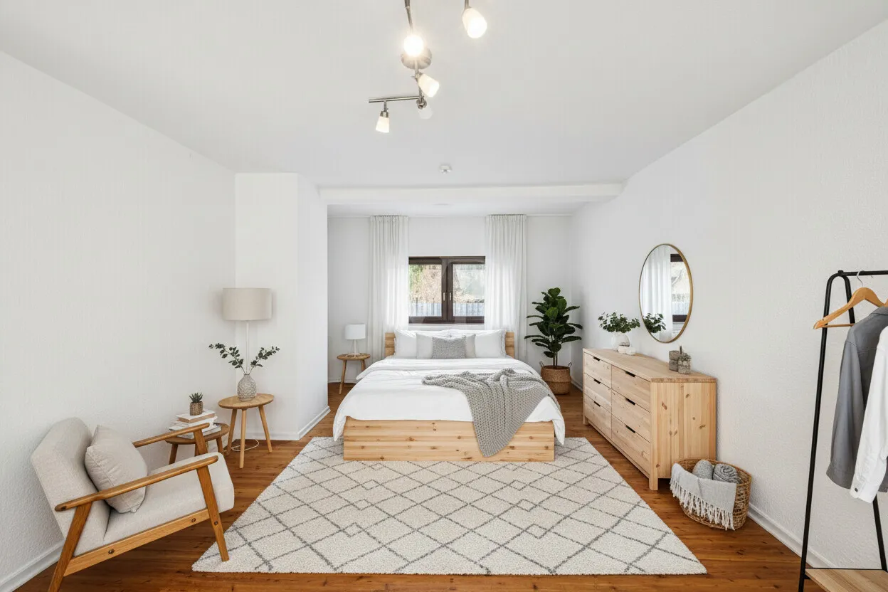 Schlafzimmer EG KI-Visualisierung