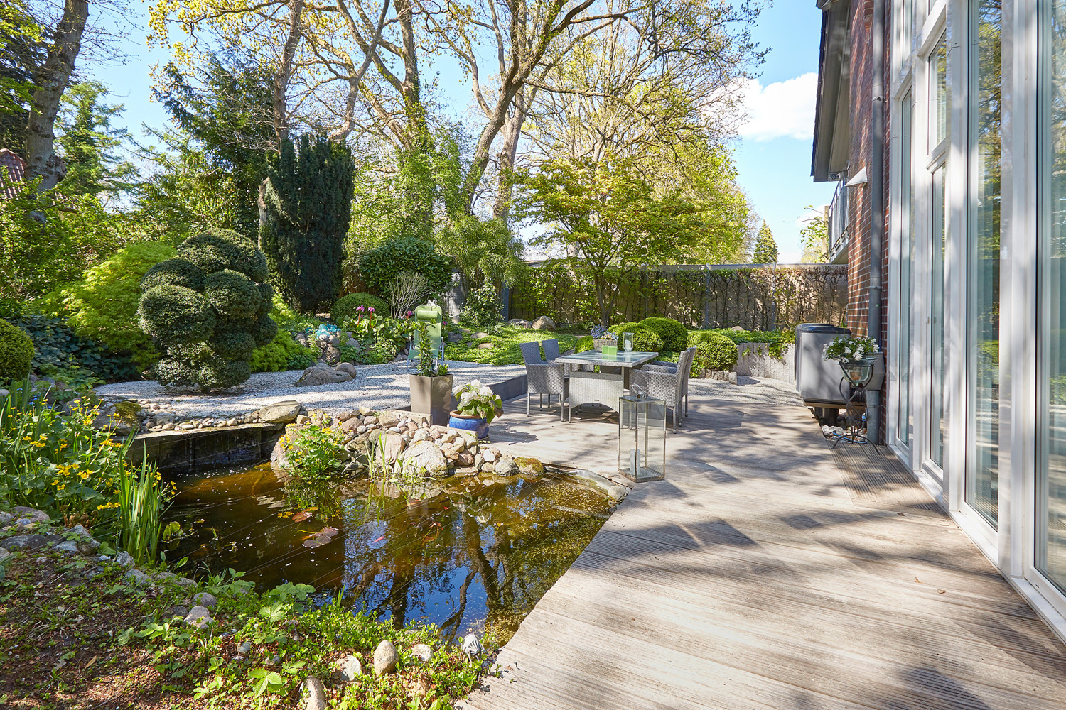 Blick in den Garten