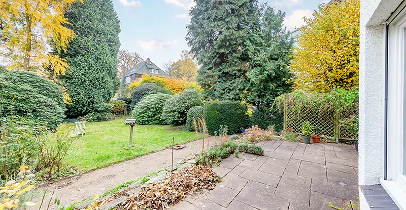 Südterrasse im Ist-Zustand