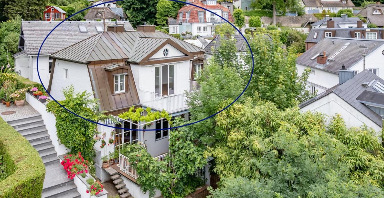 Wohnen im Treppenviertel – mit kleinem Elbblick und Sonnenbalkon