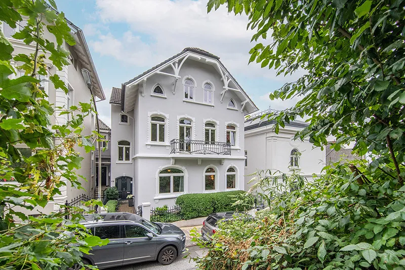 Ansicht von der Straße