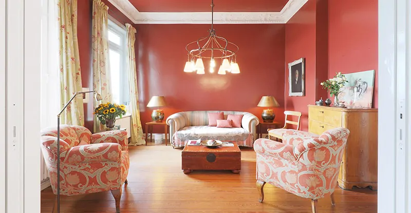 Wohnzimmer einmal mit ...