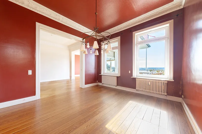 ... und einmal ohne Möbel