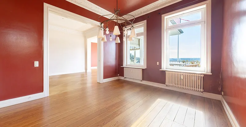 ... und einmal ohne Möbel