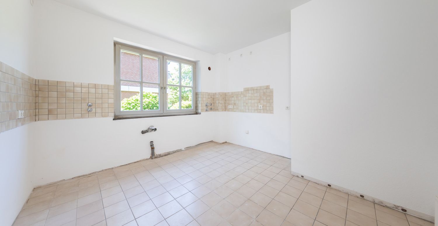 Küche mit Option zur Öffnung zum Esszimmer