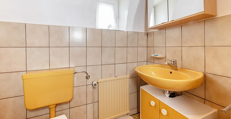 Gäste-WC im Dachgeschoss