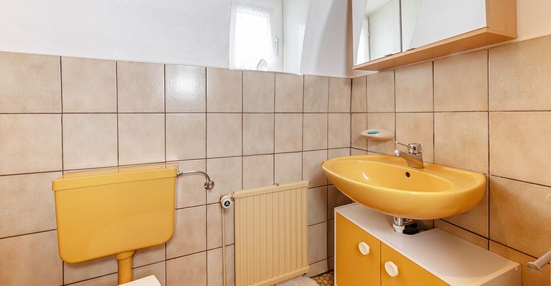Gäste-WC im Dachgeschoss