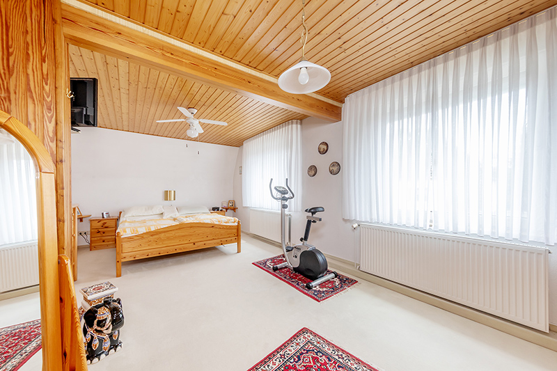 Schlafzimmer im Dachgeschoss