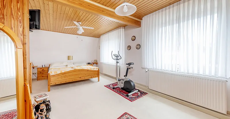 Schlafzimmer im Dachgeschoss