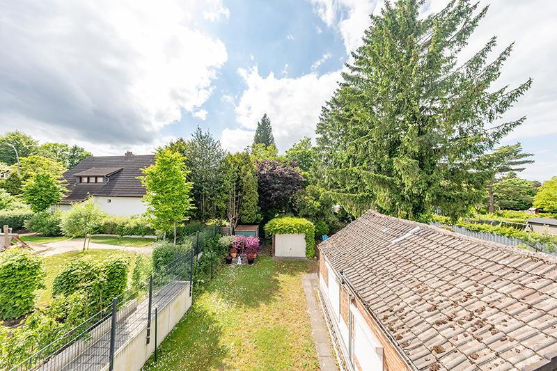 Blick vom Westbalkon