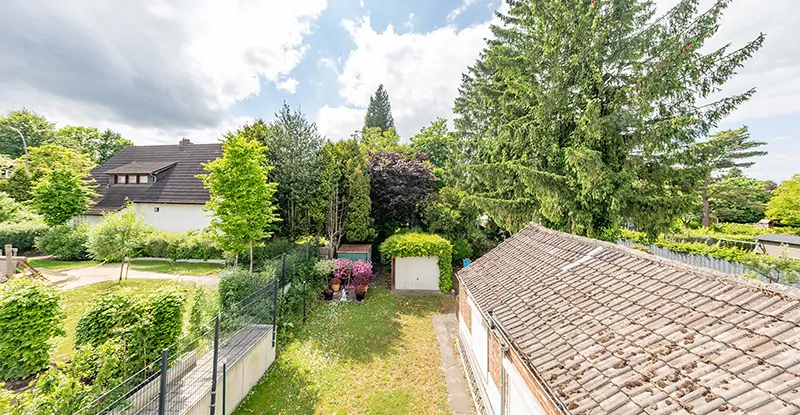 Blick vom Westbalkon