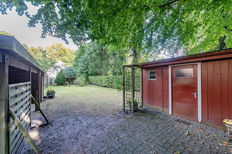 Blick in den hinteren Garten