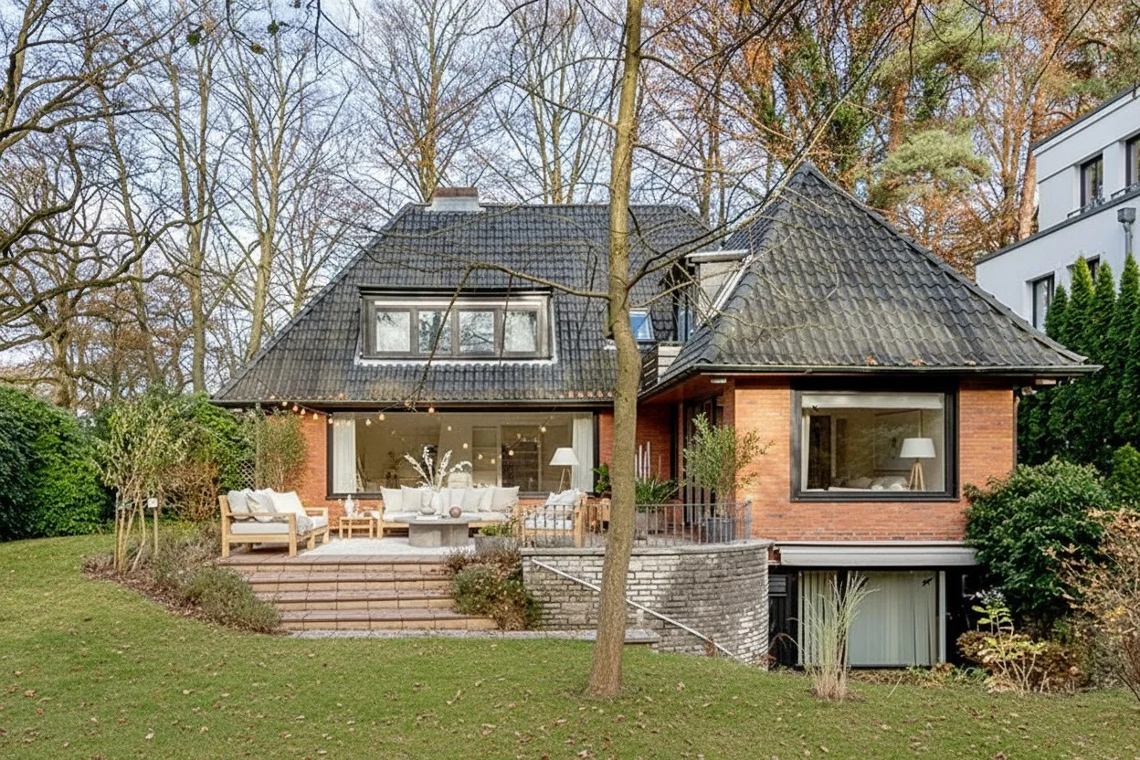 Ansicht aus dem Garten