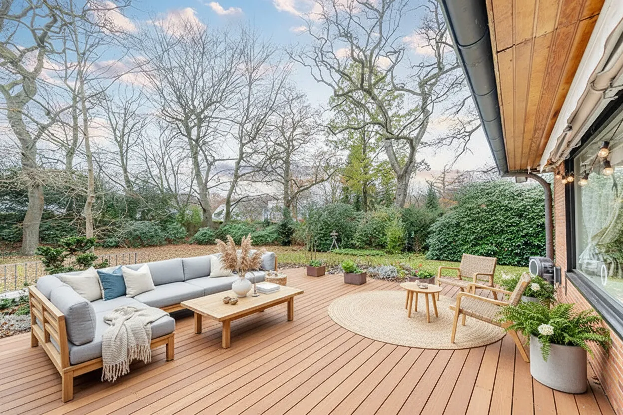 Terrasse skandinavisch  gestaged