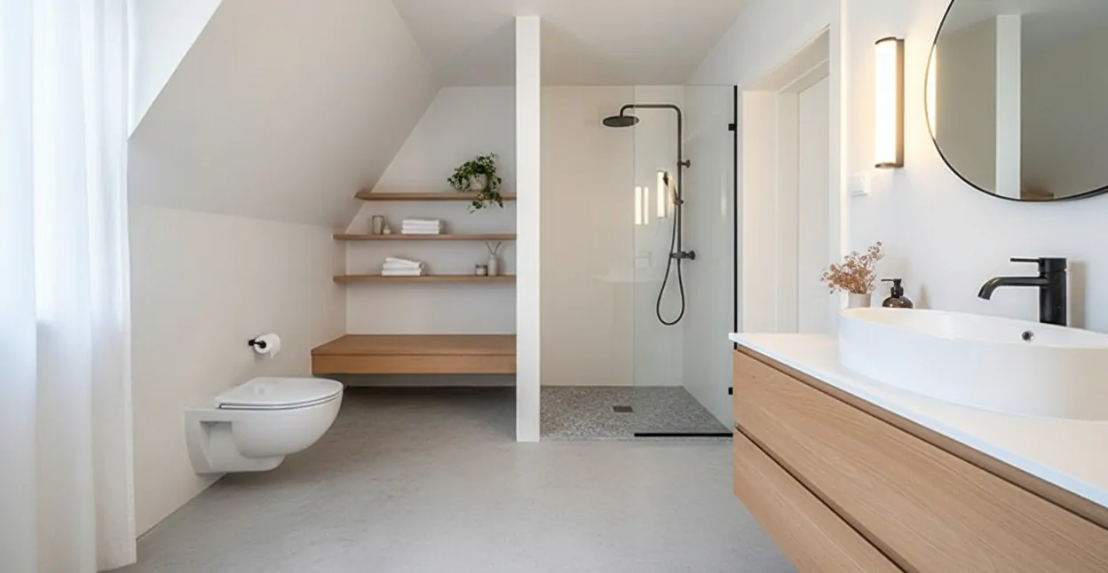 So könnte ein modernes Bad aussehen