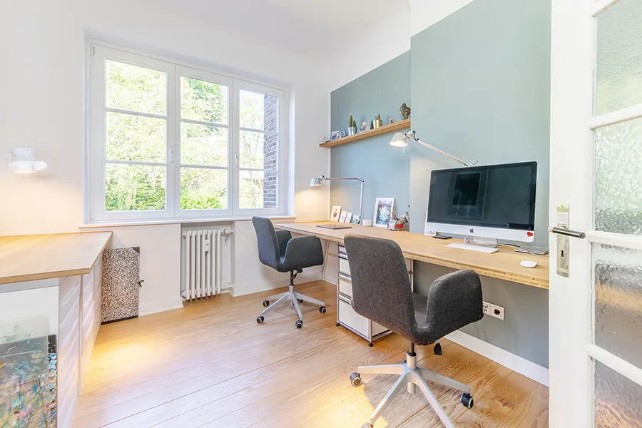 Arbeitszimmer (könnte auch noch ein Schlafzimmer werden)