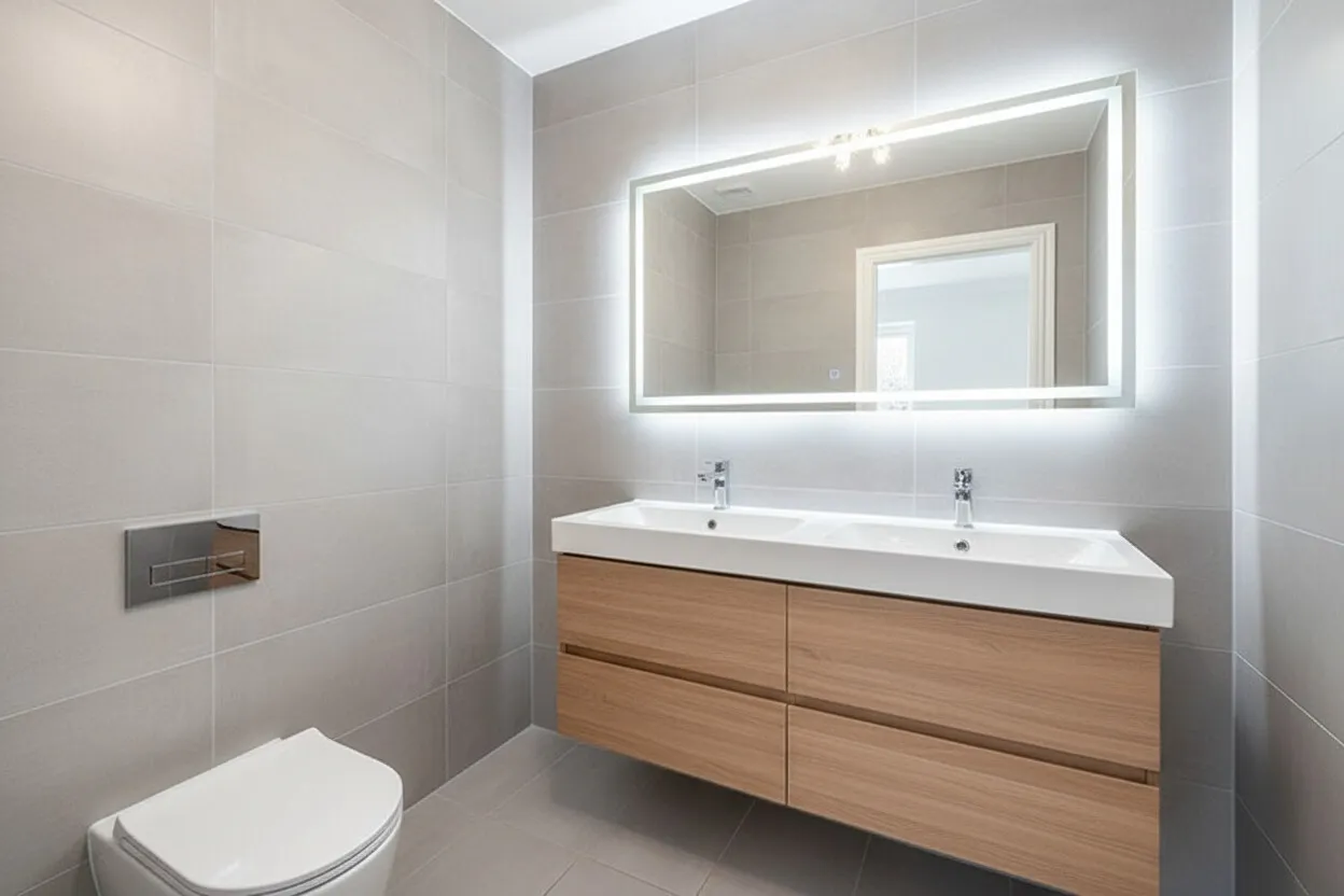 (KI) Gäste-WC in der unteren Ebene (KI)