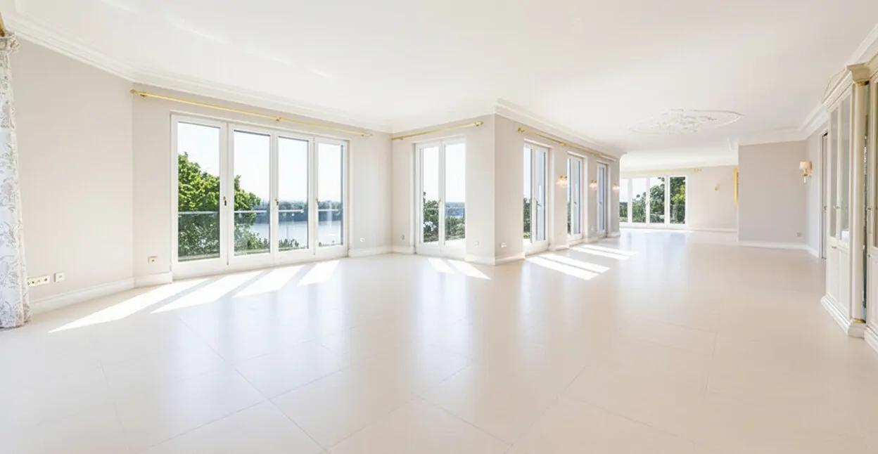 (KI) Wohnbereich (ca. 136 m²) in der unteren Ebene ... (KI)