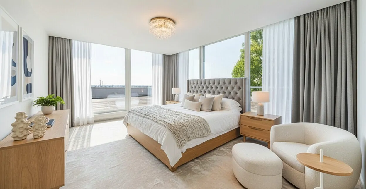 (KI) Gästezimmer im Staffelgeschoss (KI)