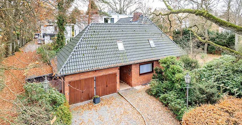 Ansicht von der Straße