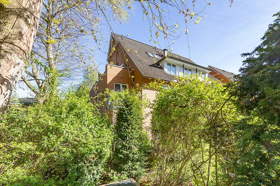 Gartenansicht des Hauses