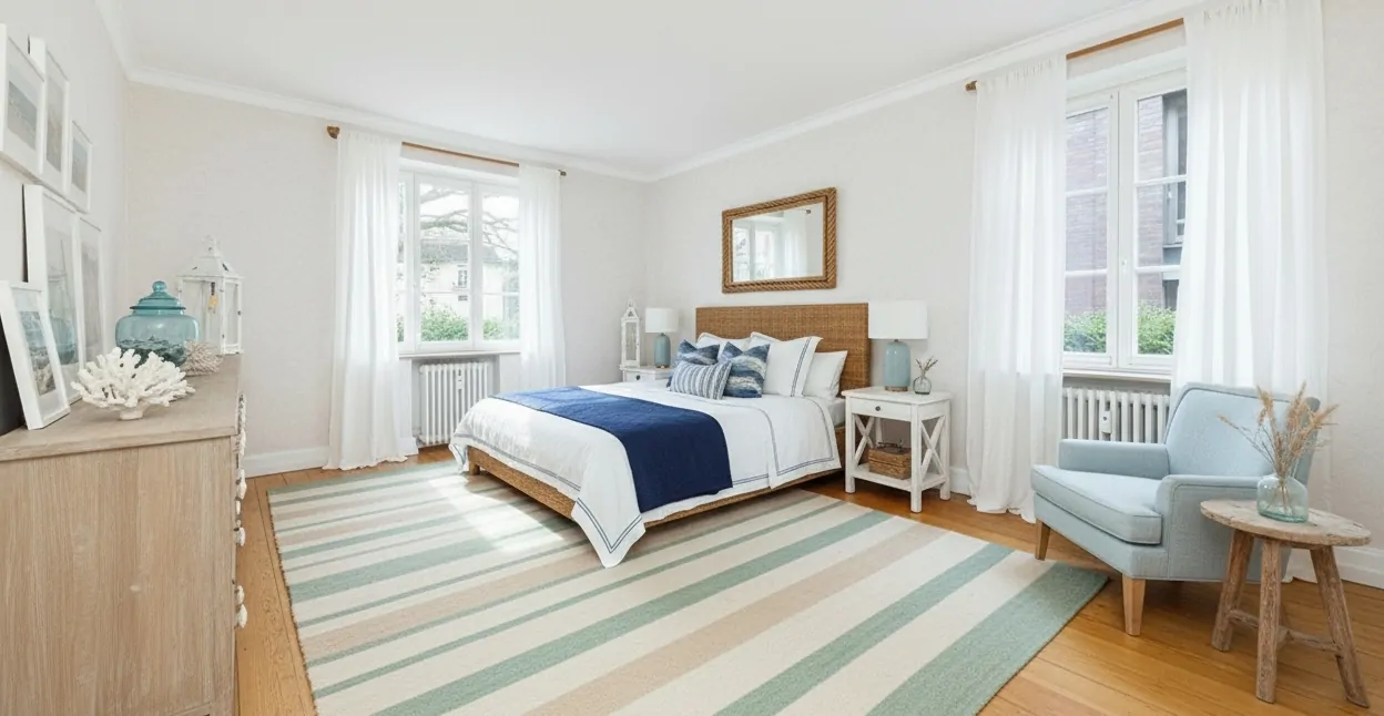 Nach hinten 'raus gelegenes Schlafzimmer, Gartenzimmer