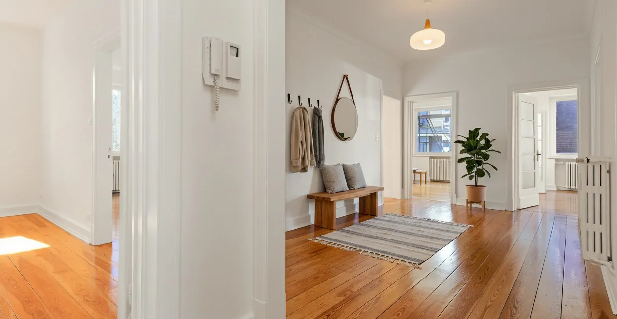 Eingangsbereich mit großer Diele