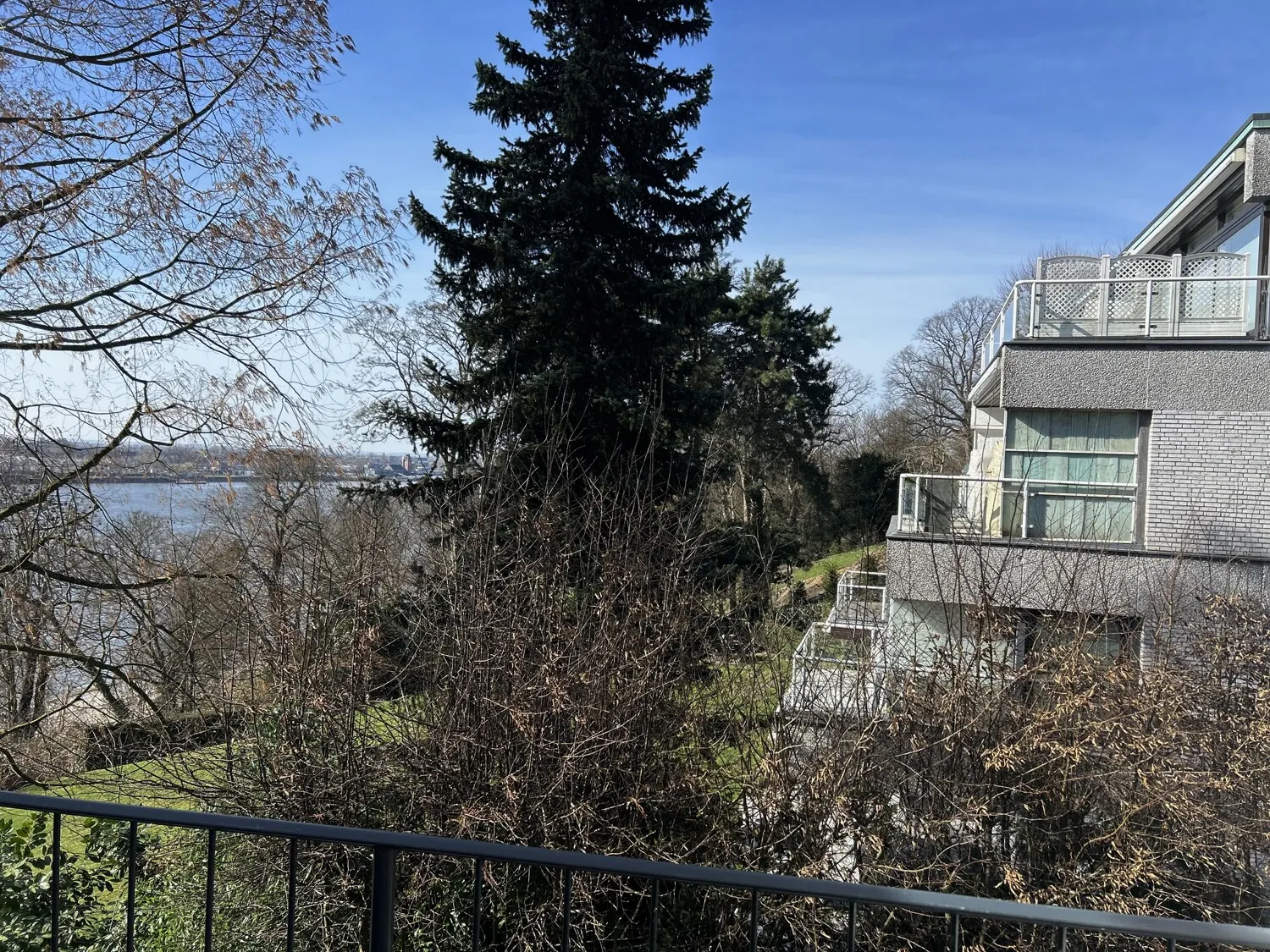 Blick vom Westbalkon