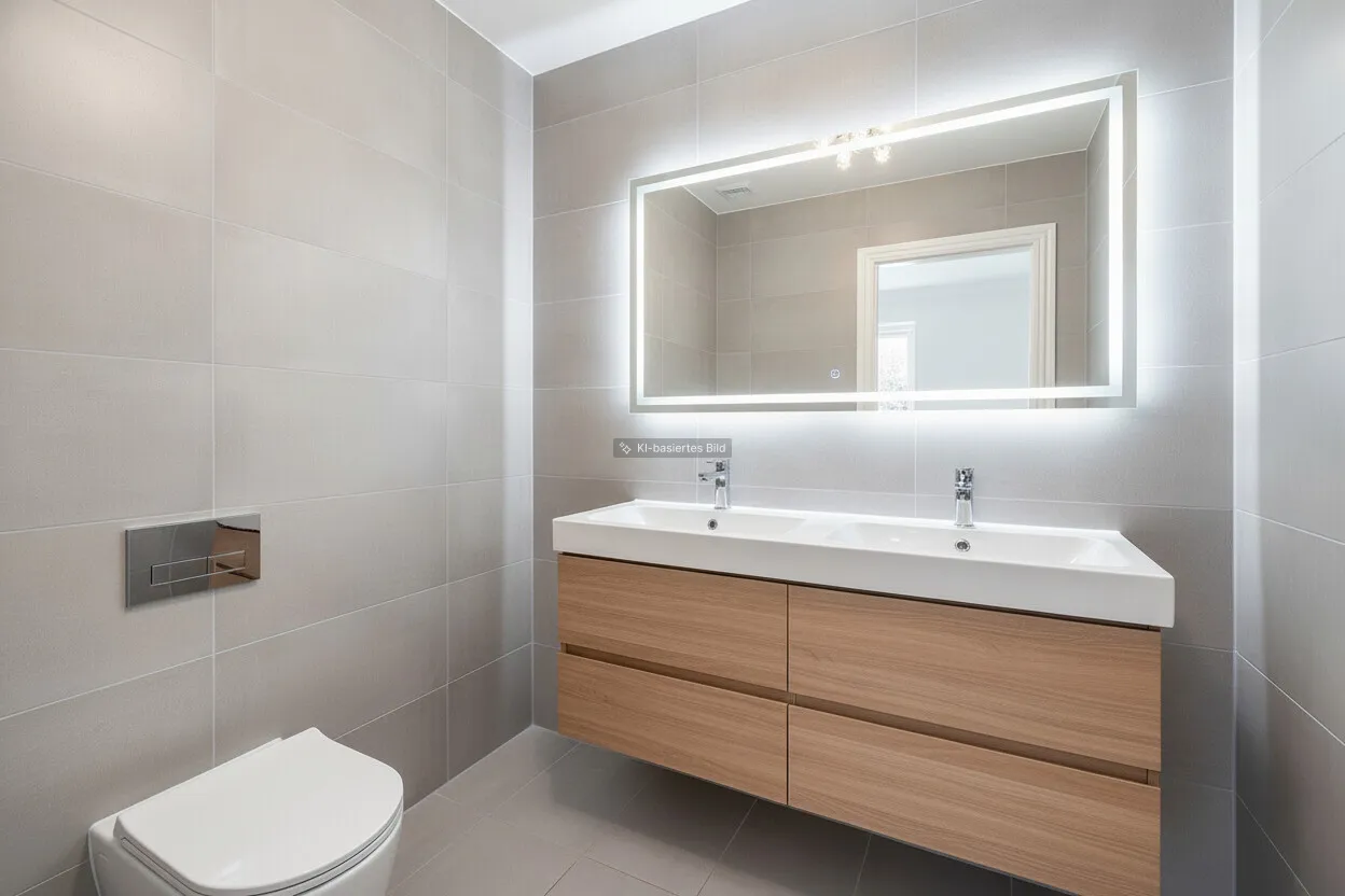 Gäste-WC in der unteren Ebene