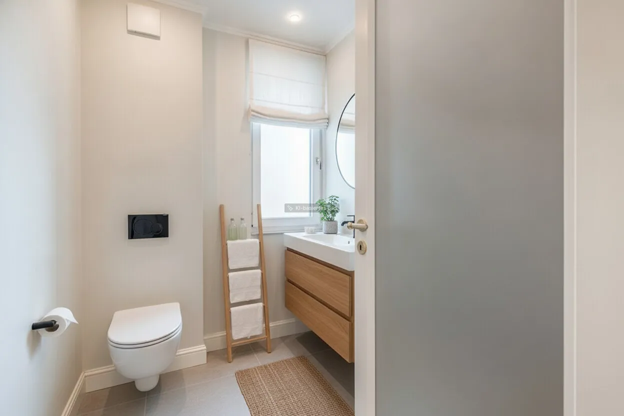 ... samt separater Toilette