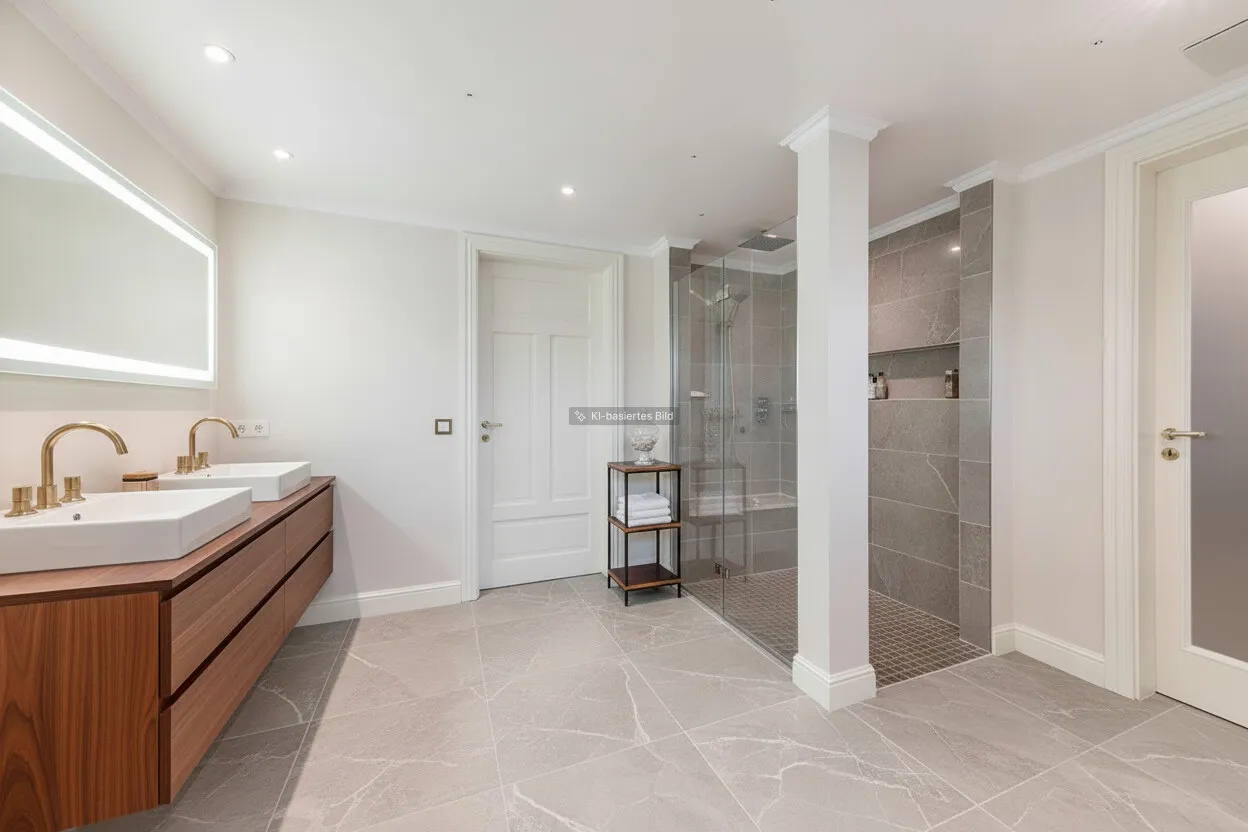 ... en Suite-Badezimmer ...