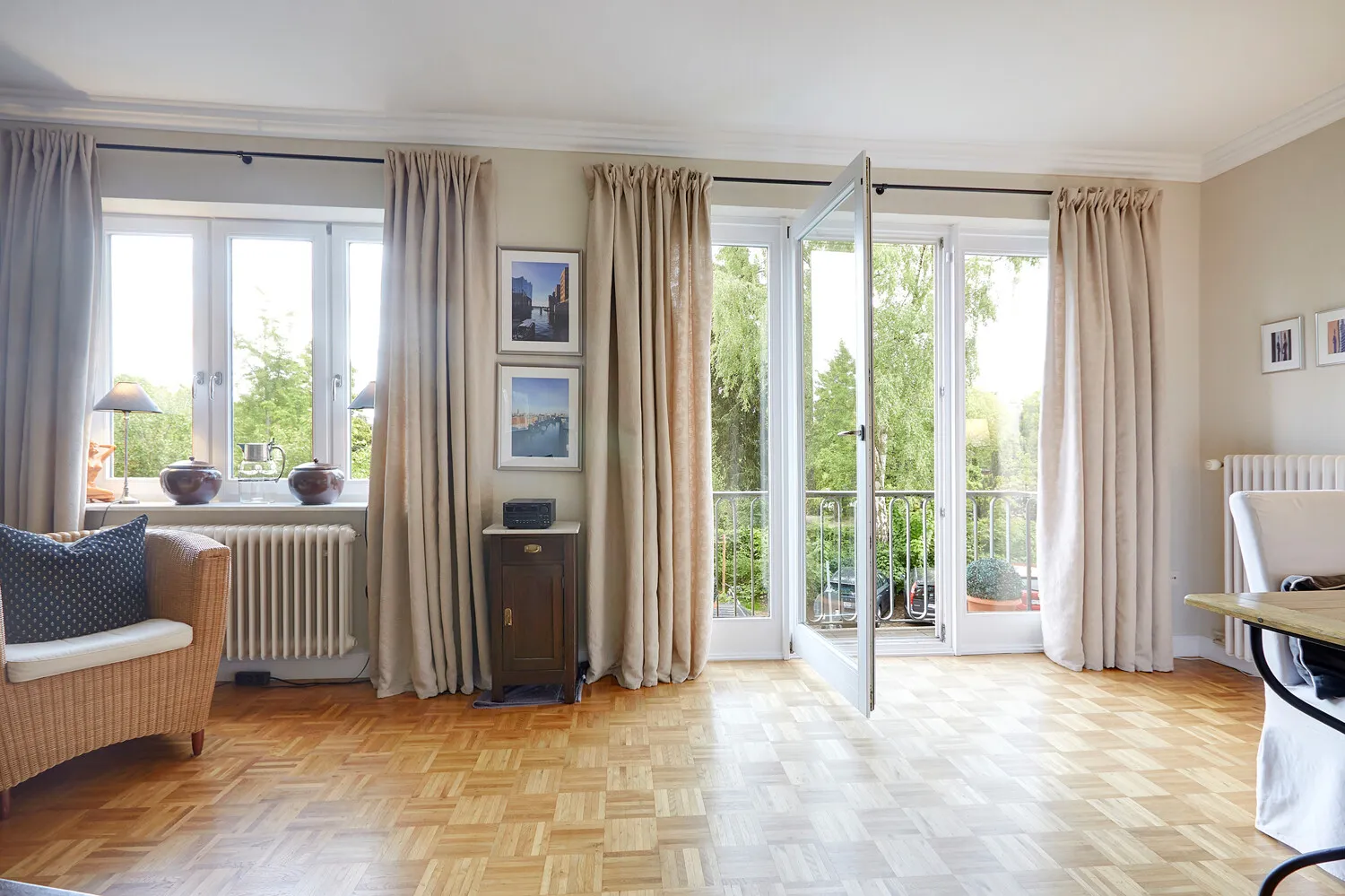 .. .und Blick ins Grüne