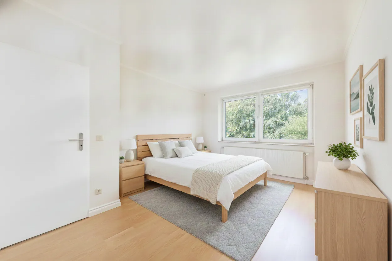 Schlafzimmer gestaged