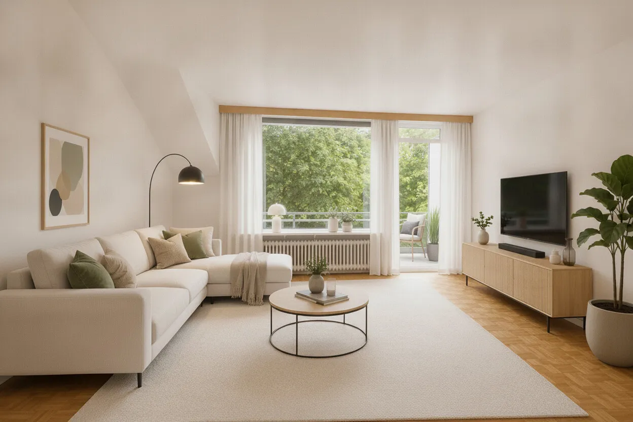 Wohnzimmer -  Möblierungsvorschlag