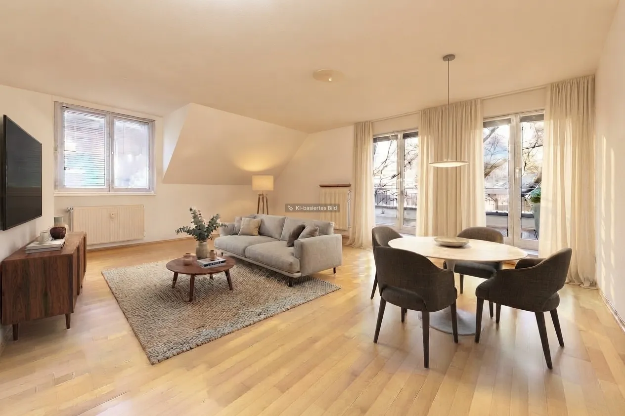 Einrichtungsvorschlag Wohn-/Esszimmer