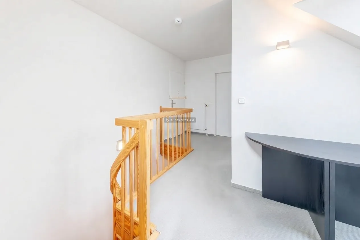 Eingang in der oberen Maisonette-Ebene
