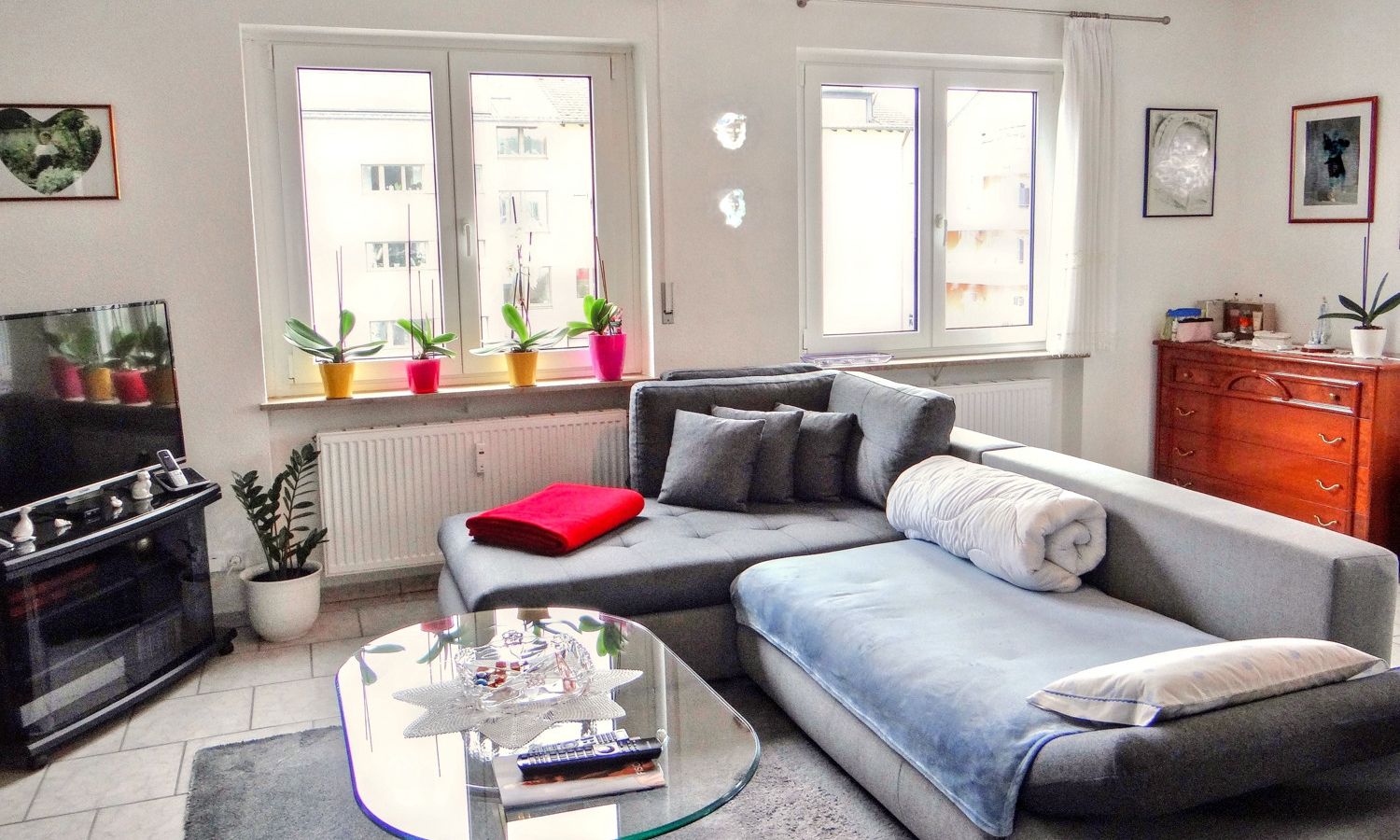 Wohn - Schlafzimmer