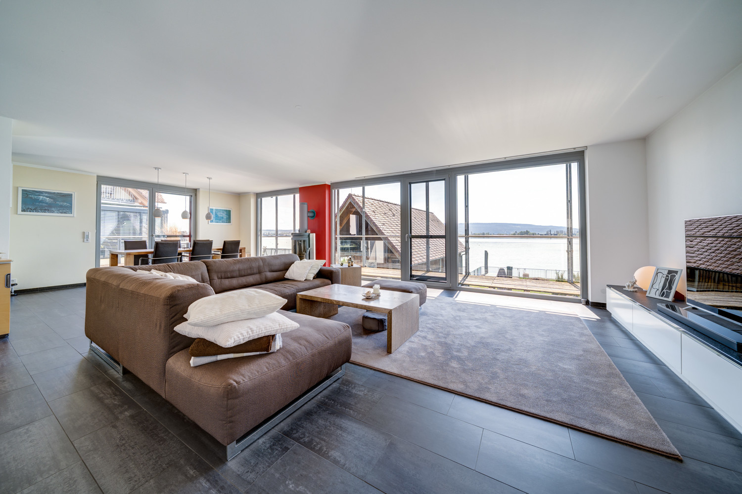 Seesicht aus Wohnzimmer