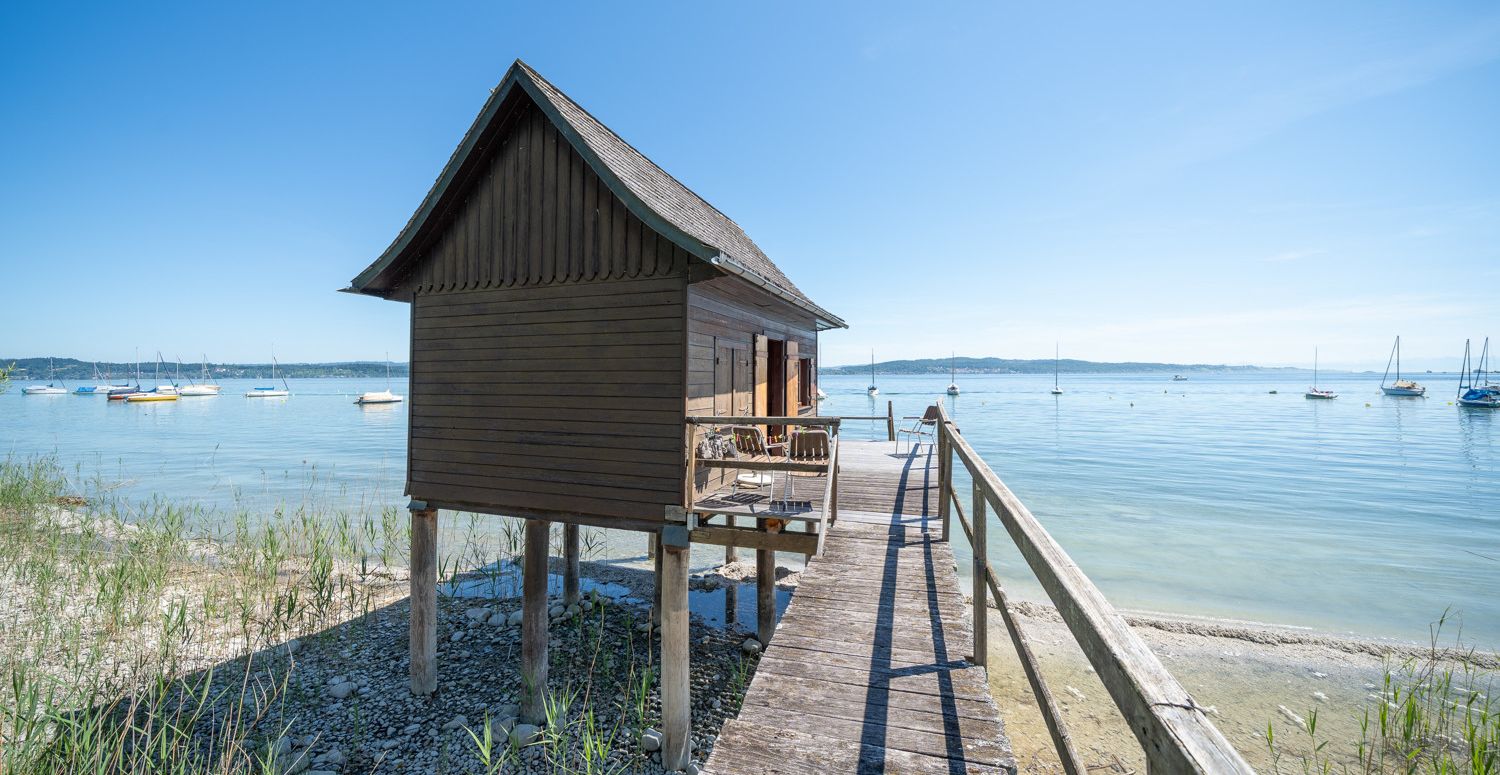 Traumaussicht auf den See