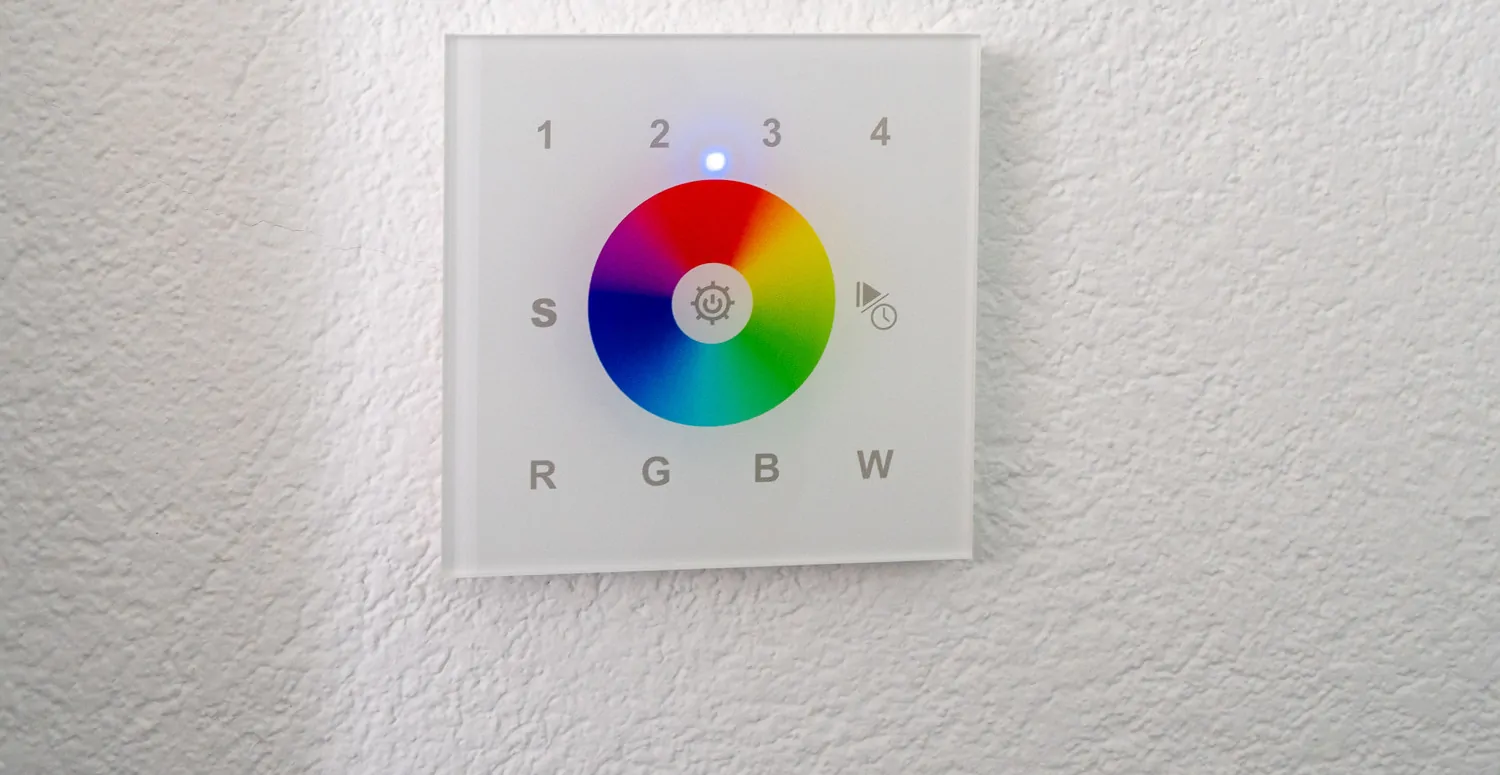 Touch-Controller für LED Beleuchtung in Dusche