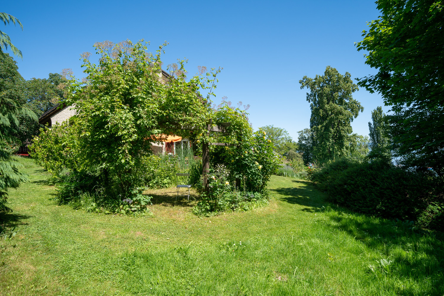Liebevoll angelegter Garten